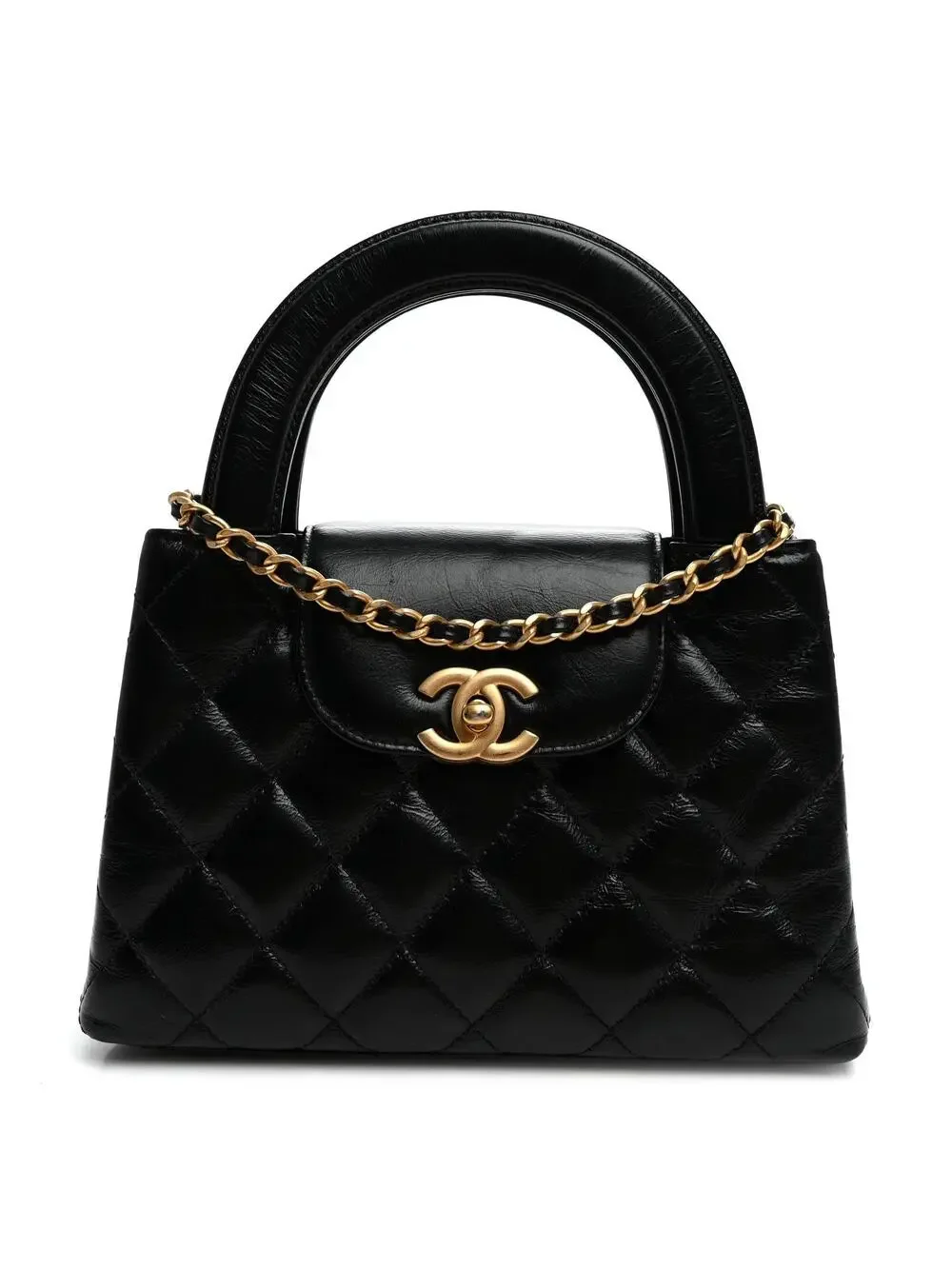 Chanel Shiny Aged Calfskin Quilted Nano #335701C57B